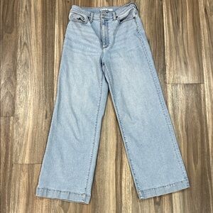 Lands' End Women's Light Blue Straight Leg Jeans